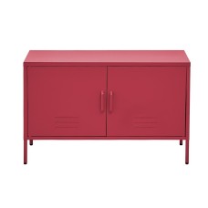 ArtissIn Buffet Sideboard, Cold Rolled Steel, Pink, 100x40x64cm - Modern Storage Cabinet with Adjustable Shelf ArtissIn Buffet Sideboard, Cold Rolled Steel, Pink, 100x40x64cm - Modern Storage Cabinet with Adjustable Shelf