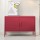ArtissIn Buffet Sideboard, Cold Rolled Steel, Pink, 100x40x64cm - Modern Storage Cabinet with Adjustable Shelf