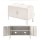 ArtissIn Artiss Buffet Sideboard Metal Cabinet, Cold Rolled Steel, White, 100x40x64cm, Modern Storage Solution Australia