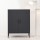 ArtissIn Buffet Sideboard, Cold Rolled Steel, Charcoal, 80x40x101.5cm - Modern Storage Solution with Versatile Design
