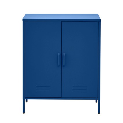 Artiss Buffet Sideboard Metal Cabinet SWEETHEART Blue 80 x 40 x 101.5cm Cold Rolled Steel Storage Organiser