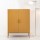ArtissIn Artiss Buffet Sideboard Metal Cabinet, Yellow, 80x40x101.5cm - Modern Storage Solution, Versatile Design