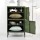 ArtissIn Buffet Sideboard Metal Cabinet - Double Green, 60x40x101.5cm, Modern Storage Solution with Adjustable Shelves