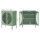 ArtissIn Buffet Sideboard Metal Cabinet, Cold-Rolled Steel, Light Green, 80x40x102cm, Modern Storage Solution