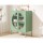 ArtissIn Buffet Sideboard Metal Cabinet, Cold-Rolled Steel, Light Green, 80x40x102cm, Modern Storage Solution