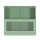 ArtissIn Elia Buffet Sideboard Cabinet, Cold Rolled Steel, Light Green, 79x32x175cm, Mesh Doors, Modern Storage Solution