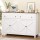Artiss 140CM White Buffet Sideboard - X-Frame Design, 2 Drawers, Particle Board, Adjustable Shelves, Soft-Close Hinges