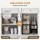 Artiss Buffet Sideboard Cabinet with Tilt‑Out 54L Bin Holder Smooth Drawers Adjustable Side Cabinet White Pine