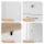 Artiss Buffet Sideboard Cabinet with Tilt‑Out 54L Bin Holder Smooth Drawers Adjustable Side Cabinet White Pine