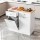 Artiss Buffet Sideboard Cabinet with Tilt‑Out 54L Bin Holder Smooth Drawers Adjustable Side Cabinet White Pine