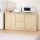 Artiss Buffet Sideboard, Marble Style Tabletop, Pine, 150x40x80cm, Modern Storage, Durable MDF & Particle Board