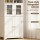 2 Artiss Buffet Sideboard Pantry Cabinet Set White 60x30x160cm Frosted Glass Shaker Doors Adjustable Shelves