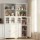 2 Artiss Buffet Sideboard Pantry Cabinet Set White 60x30x160cm Frosted Glass Shaker Doors Adjustable Shelves
