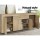 Artiss Buffet Sideboard, Melamine Particle Board, 180cm, Woodgrain Finish, Modern Design, Ample Storage, Easy Assembly