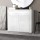 Artiss Buffet Sideboard, Particle Board, White, 107.5x35x97.5cm, LED Lighting, High-Gloss Finish, Modern Design
