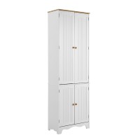 Artiss Berne Tall Cupboard, Eco-Friendly MDF, White, 60x30x183cm, Ample Storage, Easy Assembly, Elegant Design