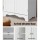 Artiss Berne Tall Cupboard, Eco-Friendly MDF, White, 60x30x183cm, Ample Storage, Easy Assembly, Elegant Design