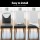 Artiss Dining Chair Covers 4 Pack, White Spandex Stretch Slipcovers, Removable, Washable, Fits 38-45cm, Banquet/Wedding