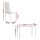 Artiss White Dining Set - Modern 5-Piece with 18mm MDF Table & PVC Chairs, Powder-Coated Metal Frame, Easy Assembly