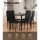 Artiss Modern Black 7-Piece Dining Set – 18mm MDF Table, PVC Chairs, Metal Frame, Easy Assembly, Water Resistant