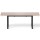 Artiss 2M Extendable Dining Table - Natural Wood Top, Black Metal Legs, Seats 4-6, 140-200cm, Easy Assembly