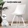 Artiss 5-Piece Dining Set – Rectangle White Table 120x70cm with 4 Cushioned Chairs, Sturdy Steel Legs, Modern Design