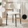 Artiss 200cm Extendable Dining Table Set with 4 Sherpa Fabric Chairs White MDF Seats 4-6 Space-Saving