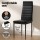 Artiss 5-Piece Dining Set, Rectangle Table with Metal Legs and 4 Chairs, 120x80cm, Wood Grain, Black, Modern Industrial
