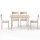 Artiss 5-Piece Scandi Dining Set, Compact 110cm Table & Chairs, Natural Beige, MDF & Metal, Nordic Style, Space-Saving