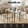 Artiss 5-Piece Dining Set, Modern Oak & Black, 120cm Table, Ergonomic Chairs, Space-Saving Design, Easy Assembly