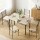 Artiss 5-Piece Dining Set, Modern Oak & Black, 120cm Table, Ergonomic Chairs, Space-Saving Design, Easy Assembly