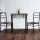 Artiss Machal 3-Piece Dining Set - Walnut & Black - Industrial Design with Particle Board & Reinforced Steel Frame