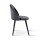 Artiss Velvet Dining Chairs Set of 2 - Dark Grey, Solid Iron Legs, 150kg Capacity, Anti-Slip, 48x49x78cm, Easy Assembly