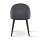 Artiss Velvet Dining Chairs Set of 2 - Dark Grey, Solid Iron Legs, 150kg Capacity, Anti-Slip, 48x49x78cm, Easy Assembly