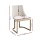 Artiss Balen Dining Chairs Set of 2 - Beige Linen Fabric, Sturdy Plywood Frame, Metal Legs, 150KG Capacity, 47x53x86cm