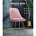Artiss Set of 2 Pink Velvet Dining Chairs, Channel Tufted, Gold Legs, 44x41x80cm, Elegant Design, High Comfort