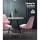 Artiss Set of 2 Pink Velvet Dining Chairs, Channel Tufted, Gold Legs, 44x41x80cm, Elegant Design, High Comfort