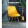 Artiss Velvet Dining Chairs Set of 2, Yellow, Channel Tufted, Gold Metal Legs, 44x41x80cm, Trendsetting Design