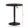 Artiss Bar Table, MDF & Steel, 60cm Round, Black, Adjustable Height, 360° Swivel, Indoor/Outdoor Use