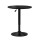 Artiss Bar Table, MDF & Steel, 60cm Round, Black, Adjustable Height, 360° Swivel, Indoor/Outdoor Use