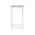 Artiss Ari Bar Table, Solid Pine Wood, 108CM, Pine & White, Rectangular, Sturdy Design, Home & Pub Use