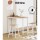 Artiss Ari Bar Table, Solid Pine Wood, 108CM, Pine & White, Rectangular, Sturdy Design, Home & Pub Use