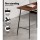 Artiss Halle Bar Table, Particleboard & Steel, 120CM, Oak & Black, Rectangular, Elegant Design, 120kg Capacity