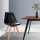 Artiss Set of 4 Black Leather DSW Replica Dining Chairs with PU Leather Seat and Beech Wood Legs, Eiffel Style