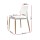 Artiss Dining Chairs Set of 4 White Belloch Replica, Solid Beech Wood Legs, Stackable, Indoor Outdoor Kitchen Use
