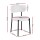 Artiss Set of 4 Sherpa Bouclé Dining Chairs - White, Curvy Backrest, High-Resilience Foam, Metal Legs, 52x47x80cm