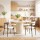 Artiss Set of 6 Sherpa Boucle Dining Chairs White Upholstered Curvy Backrest Thick Padded Seats Metal Legs