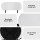 Artiss Set of 6 Sherpa Boucle Dining Chairs White Upholstered Curvy Backrest Thick Padded Seats Metal Legs