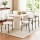 Artiss Set of 6 Sherpa Boucle Dining Chairs White Upholstered Curvy Backrest Thick Padded Seats Metal Legs