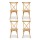 Artiss 4x Dining Chairs - Natural Rattan Seat, Rubber Wood Frame, Ergonomic Design, 120kg Capacity, Easy Assembly